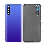 Vitre arrière Oppo Reno 3 avec objectif bleu aurore OEM