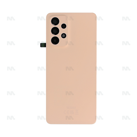 Vitre arrière pour Samsung Galaxy A33 5G A336B avec objectif – Peach – OEM