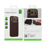 Coque de Protection Rixus ProShield pour Apple iPhone 16 Pro - Marron Foncé