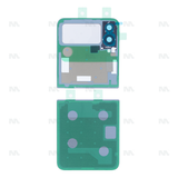 Vitre arrière pour Samsung Galaxy Z Flip4 5G F721B avec objectif kaki OEM