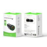 Chargeur voiture Rixus RXCC11 USB-C PD+QC 20 W noir