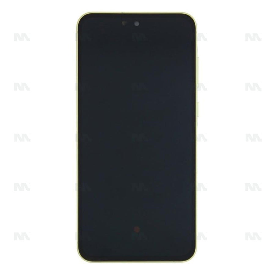 Chassis + Ecran Officiel Service Pack + Vitre pour Samsung Galaxy A55 A556B Lemon
