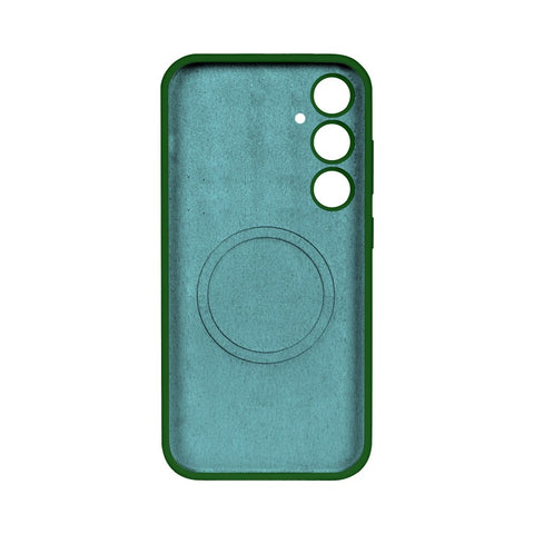 Coque de téléphone souple en TPU Rixus avec MagSafe pour Samsung Galaxy S24 Plus vert foncé