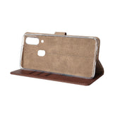 Rixus Bookcase pour Samsung Galaxy A20e Marron