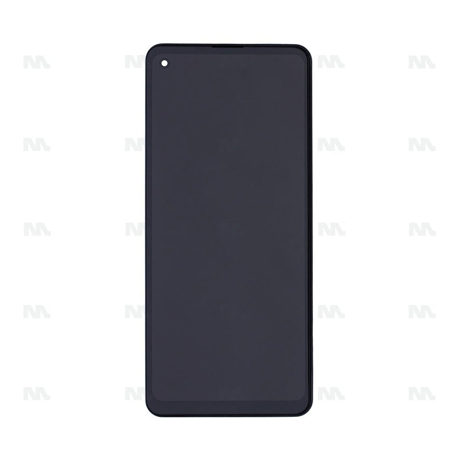 Chassis + Ecran Officiel Service Pack + Vitre pour Samsung Galaxy A21s A217F - Noir