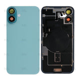 Vitre Arrière avec NFC Grand Trou Compatible pour Apple iPhone 16 Plus - Sarcelle