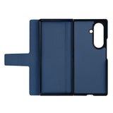 Étui portefeuille Rixus avec porte-stylo pour Samsung Galaxy Z Fold 7 bleu