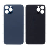 Vitre Arrière pour Apple iPhone 12 Pro, cadre de caméra agrandi – Bleu Pacifique – Compatible