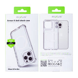 Étui antichoc Rixus Armor-X avec MagSafe pour Apple iPhone 16 Pro Max transparent