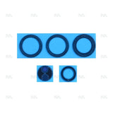 Couvercle d'objectif d'appareil photo pour Samsung Galaxy S25 Ultra S938B - Noir - OEM