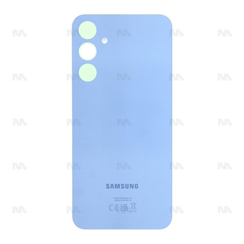 Vitre arrière sans objectif pour Samsung Galaxy A25 A256B - Bleu optimiste - Original