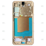 Cadre central pour Samsung Galaxy S25 S931B – Rose doré – OEM