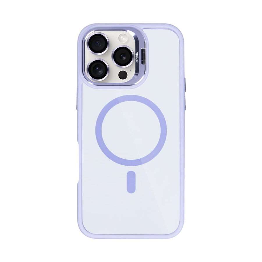 Étui Rixus Classic 03 avec MagSafe pour Apple iPhone 16 Pro Max violet clair