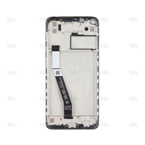 Chassis + Ecran Original OEM + Vitre pour Xiaomi Redmi Note 9 - Midnight Grey