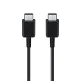 Câble de données Samsung EP-DX310JBEGEU USB-C vers USB-C 3A 1,8 m Noir