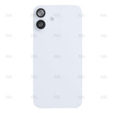 Vitre Arrière avec NFC, cadre d'appareil photo agrandi pour Apple iPhone 16 Plus – Blanc – Reconditionné