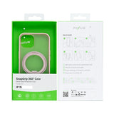 Coque Rixus SnapGrip 360 avec Anneau Support pour Apple iPhone 15 - Rose