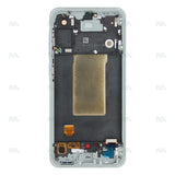 Chassis + Ecran Officiel Service Pack + Vitre pour Samsung Galaxy A56 A566B - Gris Clair