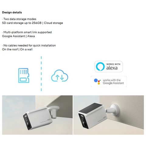 Caméra extérieure solaire Xiaomi BW400 Pro – Ensemble