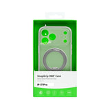 Coque Rixus SnapGrip 360 avec Anneau Support pour Apple iPhone 17 Pro - Blanc