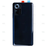 Vitre arrière pour Xiaomi Redmi Note 10 Pro avec objectif - gris onyx - OEM