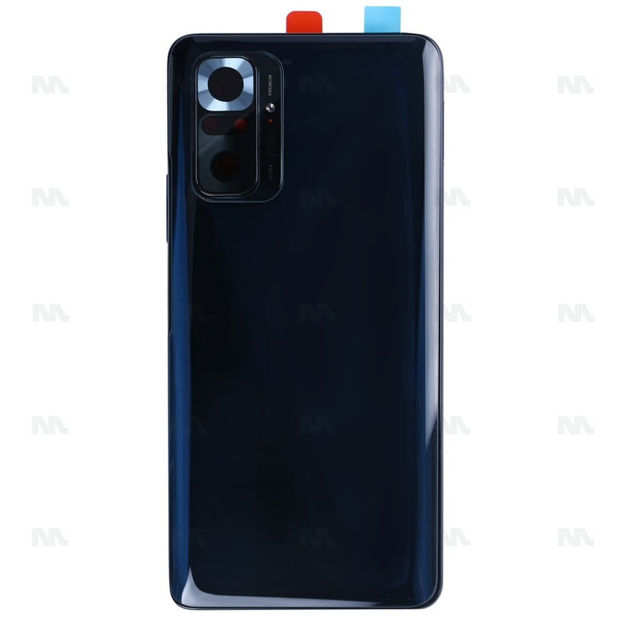 Vitre arrière pour Xiaomi Redmi Note 10 Pro avec objectif - gris onyx - OEM