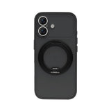 Coque Rixus SnapGrip 360 avec Anneau Support pour Apple iPhone 17 - Noir