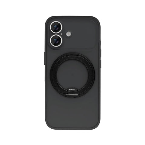 Coque Rixus SnapGrip 360 avec Anneau Support pour Apple iPhone 17 - Noir