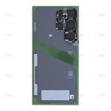 Vitre arrière pour Samsung Galaxy S24 Ultra S928B avec objectif gris titane Original