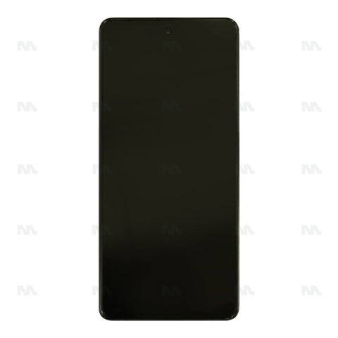 Chassis + Ecran Officiel Service Pack + Vitre pour Samsung Galaxy A41 A415F Prism - Crush Black