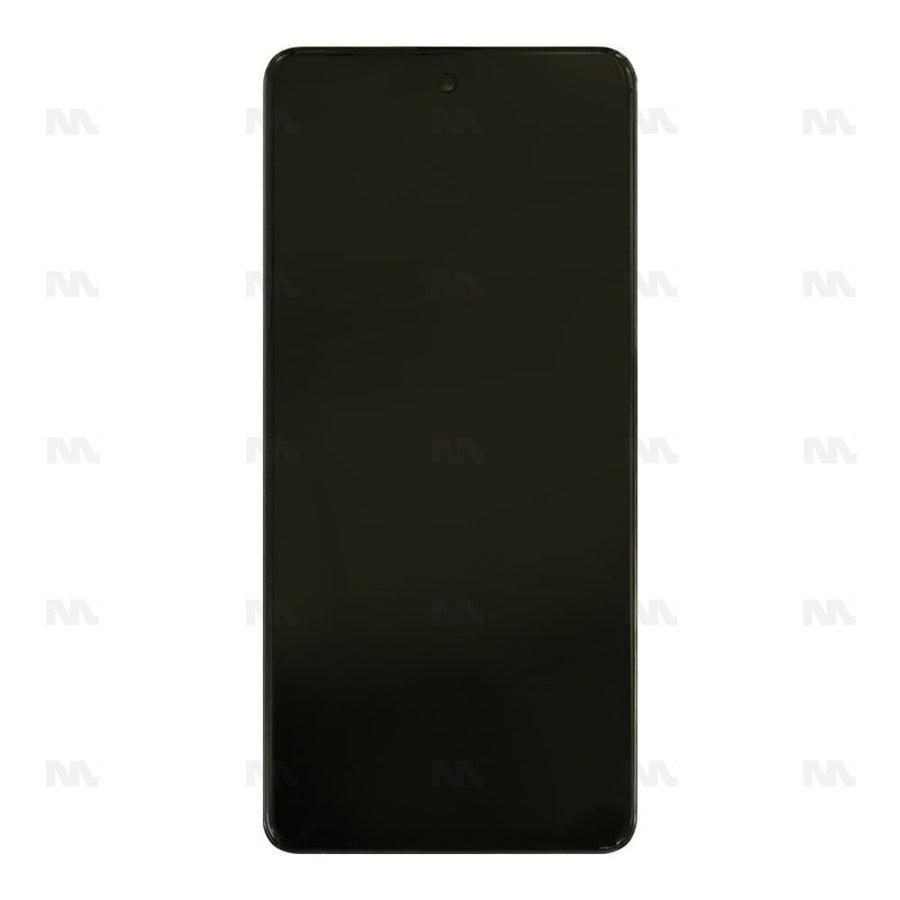 Chassis + Ecran Officiel Service Pack + Vitre pour Samsung Galaxy A41 A415F Prism - Crush Black