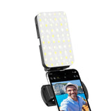 Éclairage pour selfie Rixus RXLG46 avec pince pour photographie, Tiktok, vlog, vidéo - Noir