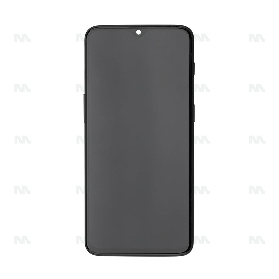 Chassis + Ecran Original OEM + Vitre pour OnePlus 6T (A6010, A6013) - Midnight Black