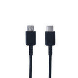 Câble de données USB-C vers USB-C 100 cm noir Boîte de vente au détail