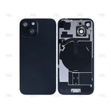 Vitre Arrière avec NFC, cadre de caméra agrandi pour Apple iPhone 15 – Noir – Reconditionné