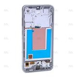 Écran complet sur châssis Hard-OLED pour Samsung Galaxy S24 FE S721B - Argent