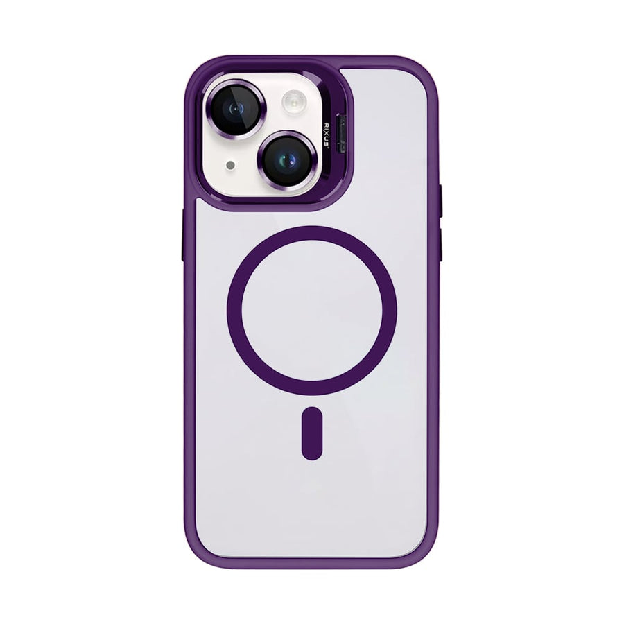 Étui Rixus Classic 03 avec MagSafe pour Apple iPhone 13 Deep Purple