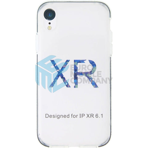 Coque de protection anti-choc TPU pour iPhone XR - Noir transparent