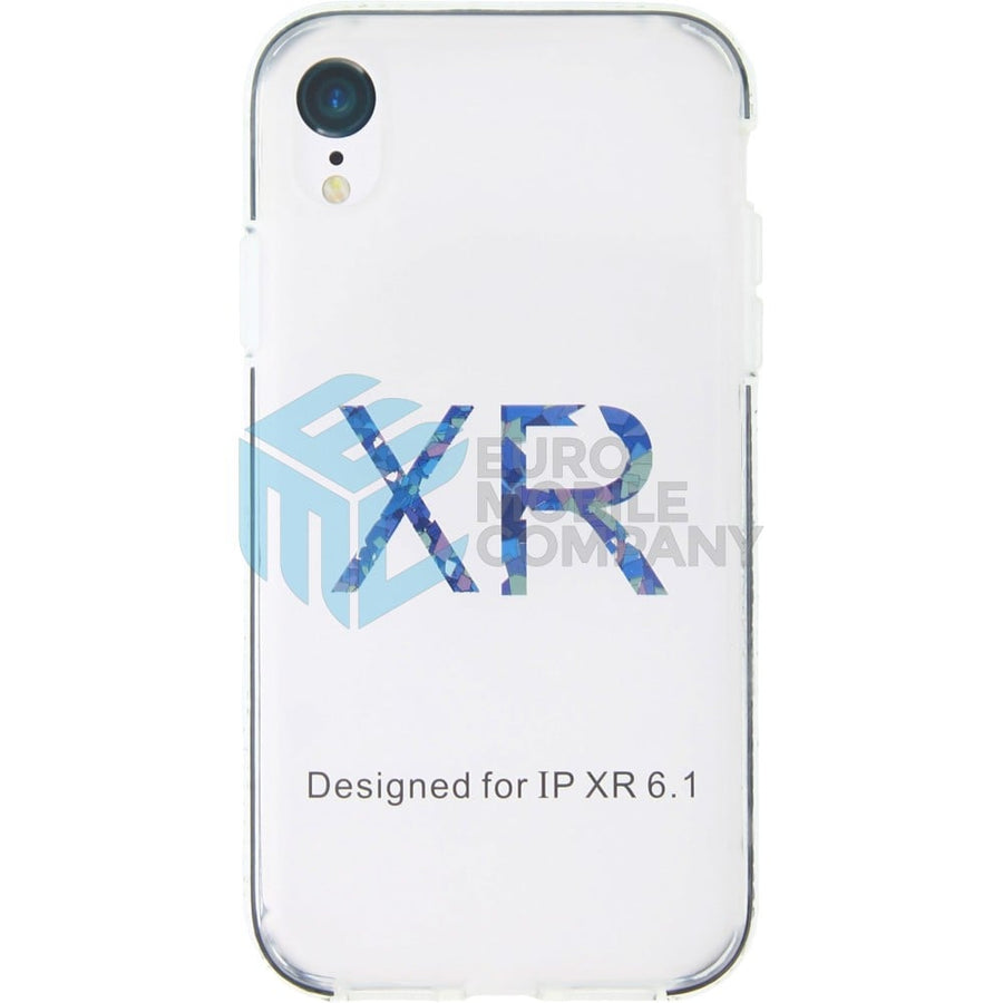 Coque de protection anti-choc TPU pour iPhone XR - Noir transparent