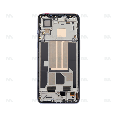 Chassis + Ecran Original OEM + Vitre pour Oneplus Nord 2 5G DN2101 / DN2103 - Noir