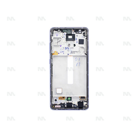 Chassis + Ecran Officiel Service Pack + Vitre pour Samsung Galaxy A52s 5G A528B Awesome Violet