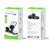 Support Chargeur Sans Fil 3-en-1 25W avec Refroidissement Glacé Rixus RXWC16 - Noir