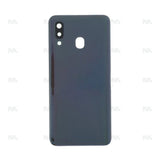 Vitre arrière pour Samsung Galaxy A40 A405F avec objectif noir OEM