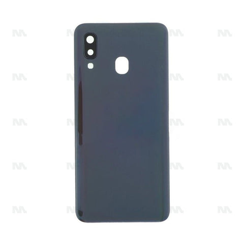 Vitre arrière pour Samsung Galaxy A40 A405F avec objectif noir OEM