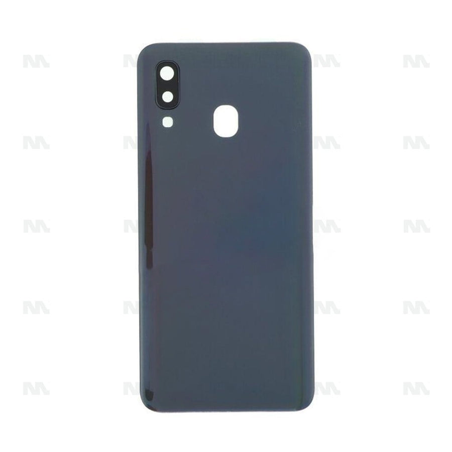 Vitre arrière pour Samsung Galaxy A40 A405F avec objectif noir OEM