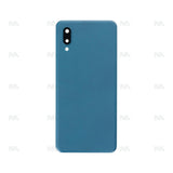 Vitre arrière pour Samsung Galaxy A02 A022F avec objectif bleu OEM
