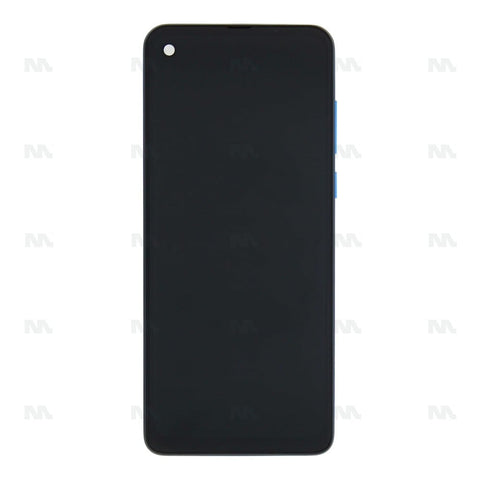Chassis + Ecran LCD + Vitre pour Motorola One Vision (5D68C14352) (XT1970-1) - Sapphire Blue