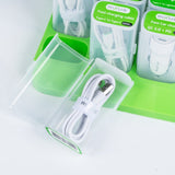 Série de câbles rapides Rixus RXU81CS pour USB-C (présentoir de comptoir)