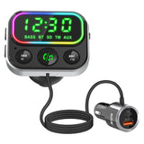 Émetteur FM Bluetooth 2 en 1 et adaptateur pour voiture – Rixus RXBT55 – Noir