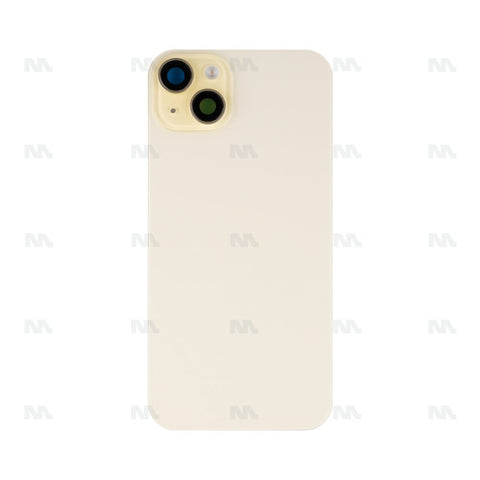 Vitre Arrière avec NFC pour Apple iPhone 15 Plus, bloc complet d'appareil photo agrandi Jaune Compatible